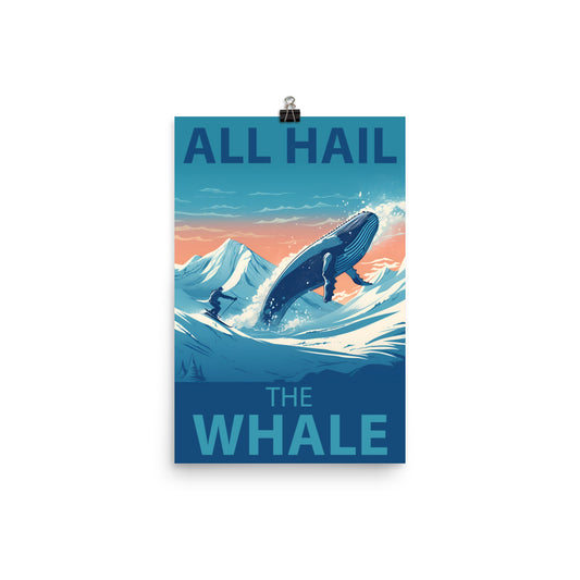 The Powder Whale Poster (12"x18")